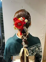 卒業式 🎓袴着付け+ヘアアレンジ💐 ペア割/早朝可