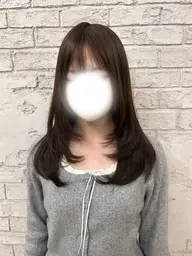 👼🏻🩵〈平日限定〉🩵▫️ロングレイヤーカットモデル￥0▫️(スタイリング込)✨※8月～