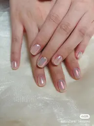 ハンド🦋 ハンドジェルネイル🦋ミラーネイルオーロラネイル　【ウォーターケア込み】