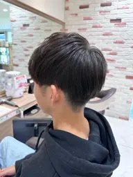 メンズカット+ピンとしない自然に仕上がる縮毛矯正🌿