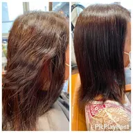 【SNSなど載せても良い方限定】カット+顔周り髪質改善ストレート+髪の病院特許髪質改善トリートメント