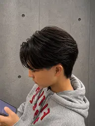 メンズカット+パーマ+髪質改善トリートメント