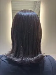 ブリーチ無しワンカラー+Aujua4stepトリートメント