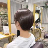 【本日空きあり🌟】くびれショートカット＋艶感ワンカラー＋髪質補修ケア