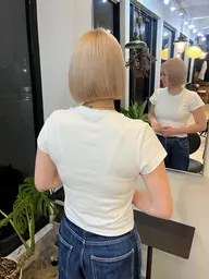 ワンレングスボブ‎‎𖤐 ̖́-‬