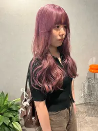 透明感ブリーチカラー+似合わせカット+トリートメント🩵🌐【wカラー】ミルクティー系や、淡めカラーお任せ下さい🪷🫧