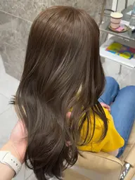 【明るい透明感を出したい方に✨️】ブリーチを使わないダブルカラー🧸🤎ྀི