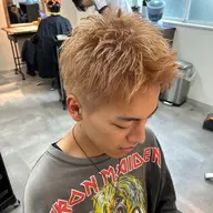 【🍯ブリーチありヘアカラー🍯】メンズカット+ブリーチオンカラー[メンズカラー/ブリーチカラー/メンズカット]