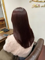 【2回目以降の方はこちら】暖色カラー🍒➕クイックトリートメント🫧