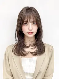 大人可愛い似合わせレイヤーカット