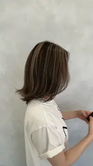 🌀女性にも人気🌀ケアハイブリーチハイライト+5stepトリートメント