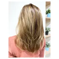 🎐🩵ロングレイヤーカット🎐🩵Aujuaシャンプー付き！🧴💖上品オシャレ💖🚨補足説明必ずご確認ください❣️