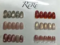 Nail*店舗限定デザイン75分コース💅💖6種類のデザインの中から好きなデザインをお選びいただけます☺️
