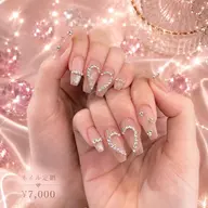 【🌈定額ネイル ¥7,700🌈】/ 火曜日限定 / オフ込《何度通ってもこの価格◎》トップネイリスト施術✨☝️