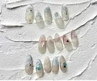 SNSで話題のキラキラ✨水面ネイル✨オフ込み💅¥6100