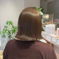 カット+ブリーチなしWカラー
