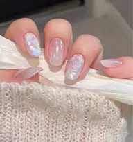 うるうるオーロラネイル