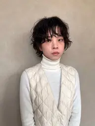 ✂️ゆるふわパーマ✂️ショー〜ボブ(肩上)カット+パーマ+オージュア4ステップトリートメント