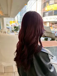 ❣️学生限定クーポン❣️暖色or寒色カラー&ツヤサラトリートメント付き🍒ロング料金なし土日祝➕550円🍒