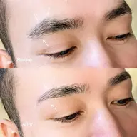 【メンズ眉スタイリング】眉Wax脱毛+カット