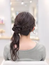 🎀 ヘアセット (アップスタイル)