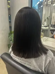 【癖とカラーの悩みを同時決◎】 髪改善酸性ストレート+カラー