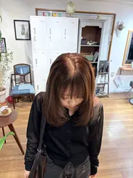 ✨️カット無料✨️🫧艶カラー + セラミドトリートメント + ヘッドスパ 🫧