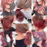 🦄✨ケアブリーチ➕透明感カラー➕クイック補修トリートメント➕炭酸SPA➕コテ巻き♡✨🦄