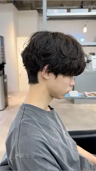 【 水曜日限定 🍈₊ ♪‧ 】  メンズカット + パーマ 🎧🚿