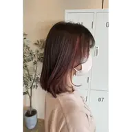 【ちらっとさりげなく♪】インナーカラーorフェイスフレーミングカラー