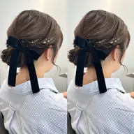☁️ ヘアセット【 定番⋆ シニヨンスタイル 】