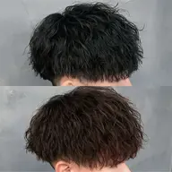 【眼精疲労・頭皮ケアもご一緒にさせていただきます💆🏻🫧】MEN'S暗めワンカラー➕ヘッドスパ5分