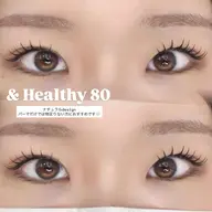 【&healthy /アンドヘルシー】 (マツエク80本×パーマ) 🎀エクパーマ