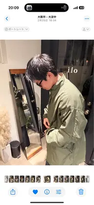 naturalなmen's cut🥾