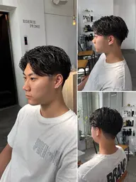 ⚡️メンズカット&ニュアンスパーマ&頭皮クレンジングスパ⚡️