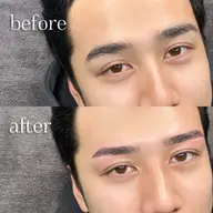 ✨メンズ眉毛ワックス+毛流れスタイリング(毛抜き・眉毛カット込)