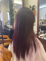 赤カラー　チェリーレッド　ワインレッド　ボルトワインレッド等レッドカラー　ブリーチ必要な場合+1000up