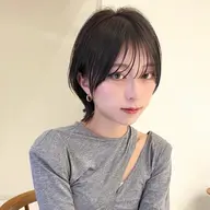 重くない黒髪🎱就活や実習にも対応した暗髪で大人っぽい髪の毛に