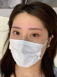 育てる美眉スタイリング アイブロウwax メイク仕上げ 3週間は自己処理を控えてお越しください。