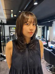⭐️人気No.1⭐️小顔カット+透明感カラー+3ステップTr