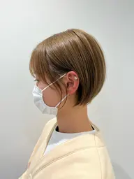 🐥ショートヘア専用🐥360°キレイなショートカット+ワンカラー+トリートメント