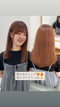 【🌸オラプレックス使用🌸】ダメージ軽減全体ケアブリーチ💟➕オンカラー🎀