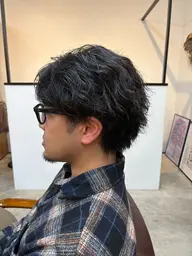 カット+パーマ✂️🌀