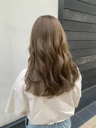 ☁️🌼ブリーチなしダブルカラー🌼☁️wカラー+カット+艶トリートメント🧡