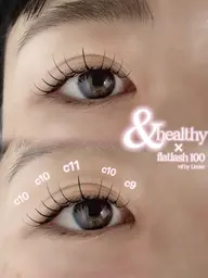 新規限定【&healthy(アンドヘルシー)×flatlash 100本】※オフある方は事前にご連絡ください