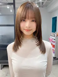 💫似合わせカット+透明感ケアカラー+高濃度2STEPトリートメント✨韓国ヘア