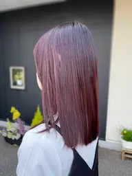 ブリーチなしダブルカラー+ブロー
