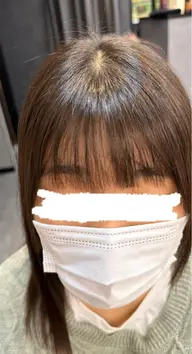 もう前髪に悩まない❣️ 縮毛矯正(顔周りのみ)+前髪カット✂︎  カット無しでもOKです🙆‍♂️