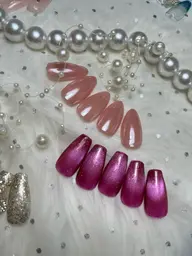 マグネットネイル🫧✨orうるうるパウダーネイル🫧
