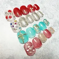フットネイル🦶☆定額デザインネイル.ケア付き.オフなし